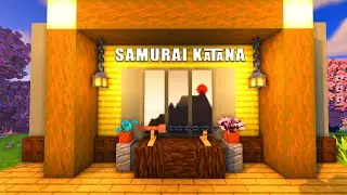 ⛏️ Minecraft :: Samurai Katana Build Tutorial ⚔️ | Perfect Japanese Sword Design! #minecraft #builds