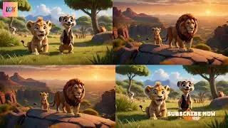 Simba's Journey to Kingship - A Tale of Courage and Destiny - Kids Stories