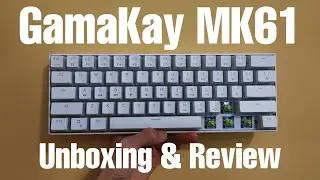 GamaKay MK61 Optical Mechanical Keyboard with Pudding Keycaps Stock!! | Gateron Optical Green