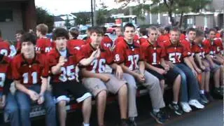 Batavia Homecoming Parade 2011 / Batavia Cheer Team / Bulldog Football Team