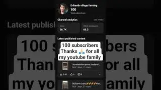 100 subscribers complete thanks for all my youtube family 🙏🏻🥳#1000subscriber #100 subscribers #viral