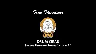 DRUM GEAR Sanded Phosphor Bronze Snare 14