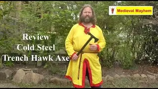 Cold Steel Trench Hawk Training Axe (Review) Viking Bearded