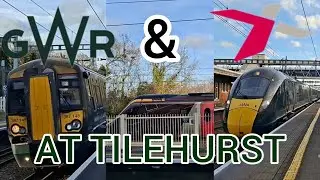 FAST Cross Country & Great Western Railway TRAINS at Tilehurst (TLH)