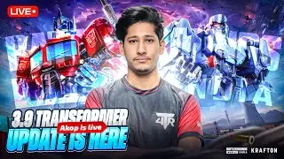 🔴BGMI 3.9 Update-New Transformers Mode | 4TRxAKOP67ISLIVE #conqueror#livestream#bgmi