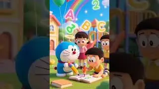 Doraemon ABC 123 Learning Rhyme | Kids Cartoon Song | Fun Nursery Rhyme for Children #kids #learning