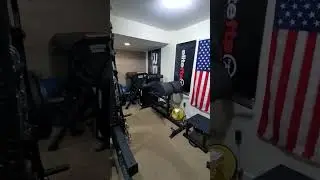 Small Basement Gym (250 sq ft) // The Carter Home Gym | Visit Channel for Full Tour! #gym #fitness