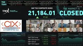 The CIX Canadian Innovation Exchange Virtually Closes the Market, October 20, 2021