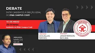 Debate entre os candidatos à Diretoria-Geral do IFMA/Campus Codó, a se realizar em 10/05/2024 às 14h