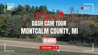 28 Acres in Montcalm County, MI&ndash;Ag/Residential&ndash;Near Tamarack Lake&ndash;50 Miles from Grand Rapids-Dashcam