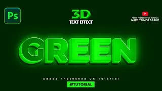 Creating 3D Glowing Text and Effects in Adobe Photoshop CC | Graphic Hub #Tutorial