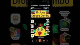 30 June Dropee Combo card 🔥 Today Dropee Combo lottery card | Dropee Airdrop New Update