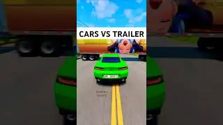 Cars vs Trailer 😂 #shorts