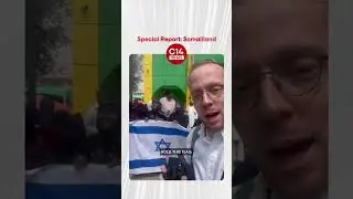 Muslims in Hargeisa, Somaliland, hold up Israeli flag in celebration