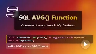 SQL AVG Function: Calculate Averages & Analyze Data Like a Pro! 📊