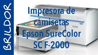 Imprimir camisetas con la Epson SC F-2000