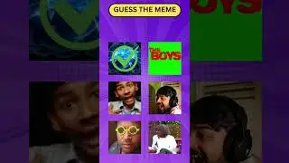 CAN YOU GUESS THE MEME IN 3 SECONDS? #quiz #memes #memequiz #guessinggame #quizchallenge #quizzgame