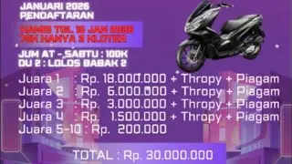 ❤BBK-2 kloter 11 sampai selesai‼️NEW PCX LAPAK REMBUN‼️ DEXSTAR JAYA CUP-1