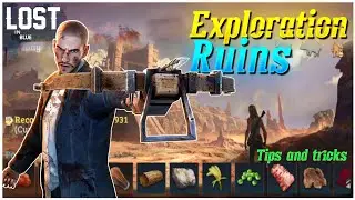 Exploration Of Ruins Map In Lost In Blue Survival Game || Tips And Tricks