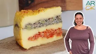 This is a must try for batch cooking! | Savoury Polenta Cake