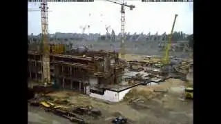 1. Webcam beim Bau des Stadions im Borussia-Park (2002-2004)