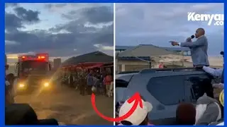 Lorry sent to Assassinate and disrupt Morara kebaso rally in Kiamara Nyeri county Chased by resident