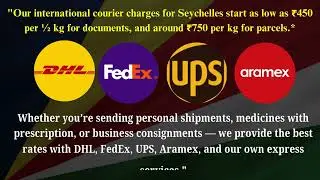 Courier Charges for Seychelles from India | Global India Express | Send Parcels, Documents & Baggage