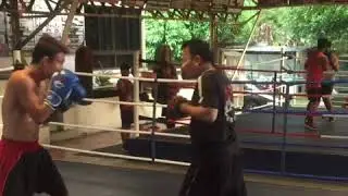 Coach Ala Vlog 417:  Kevin Jake Cataraja padwork with Coach Ala, Speed and Power