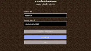 MİNECRAFT SUNUCU A&Ccedil;MA -ZEYNEP-