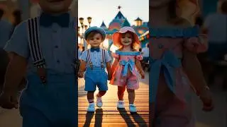 Adorable Tiny Fashion Models: A Fun Day at the Seaside