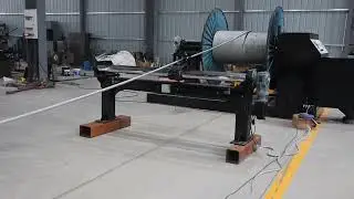 5T wire rope coiling /reeling machine