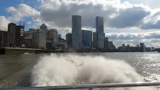 #Clipper Canary Wharf #riverthames #thames #thamesvoyage #londonbyriver #clippercruise #uberboat