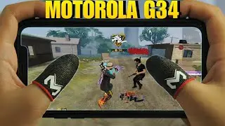 Motorola G34 5g 📲Free Fire Handcam Gameplay 🎮⚡ [ HIGHLIGHT ]