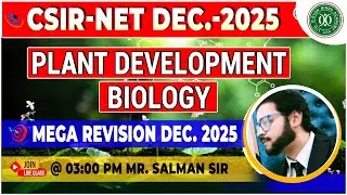 Plant Development Biology | CSIR NET Life Science | Revision Classes