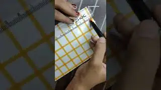 DIY pattern paper 🦋💖 Very easy journaling idea 💡😍😍||Reshmi's Illustration 🖤