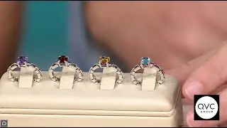 Christian James by Scott Grimes Sterling Silver Luciano Gemstone Ring | QVC