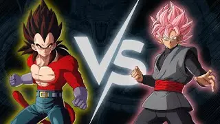 SS4 Вегета против SSR Гоку Блэка - Dragon Ball: Искры! Ноль