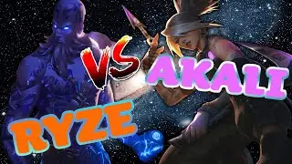 [Season 11 Ryze] How to Play & Lane vs Akali Mid as Ryze Earlygame (Challenger Solo Queue)