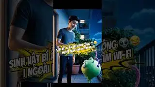 Sinh Vật B&iacute; Ẩn Tr&ecirc;n Ban C&ocirc;ng 👽😂 | Ngo&agrave;i H&agrave;nh Tinh Đi T&igrave;m Wi-Fi  #h&agrave;ihước  #giảitr&iacute;