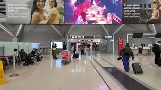 Toronto Pearson Airport (YYZ) T1 Walking Directions Domestic Departures to Check In, Gates, Lounges