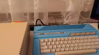 Atari XL/XE with 1050 Disk Drive. Man, I love it.
