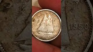 GEORGIVS Canada 10 cents 1950