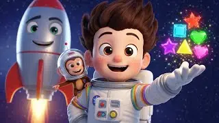 ​🤯 CRAZY ROCKET SHIP ADVENTURE! Learn Colors & Count with Star Boy Adi & Milo! 🌈