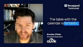 Recapped User Testimonial: Auvik's Sales Rep using Mutual Action Plans Effectively