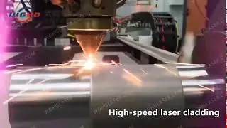 High speed laser cladding