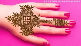 Easy Stylish Mehndi Design For Back Hand || Trending Mehndi Design || Latest Mehndi Design.. 