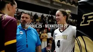 Cinematic Recap: #11 Purdue Volleyball Reverse Sweeps #20 Minnesota, 3-2