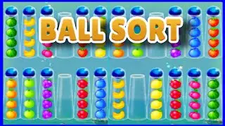 color ball sort wooden puzzle (level 1646-1653) #relaxing #gaming