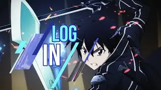 AMV Sword Art Online Kirito Rap Song LOG IN