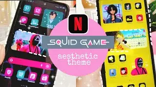 squid game homescreen theme | netflix korean drama aesthetic theme 2021